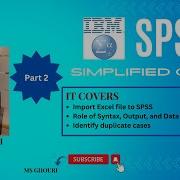 SPSS Part 2 Data Syntax And Output Find Duplicates