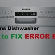 How To Fix E 19 Siemens Dishwasher E19 Error 19 Disassembling And Clean Geschirrspüler Fehler DIY