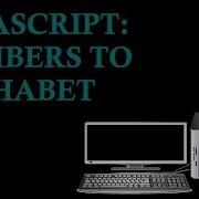 JavaScript Alphabet And Their Associated Numbers
