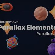 Mouse Move Parallax Elements Using Parallax Js