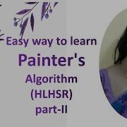 Easy Way To Learn Painter S Algorithm HLHSR Part II