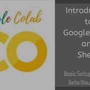 Basic Setup And Simple Data Visualization Google Colab Tutorials