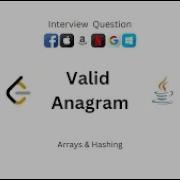 LeetCode 242 Java Solution Valid Anagram Explained Fast Easy Best Approach
