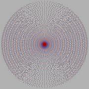 Electric Field Lines From Oscillating Charge