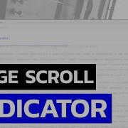 Page Scroll Progress Bar Design Using Html Css And Javascript Page Scroll Indicator Using Js