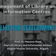 Collection Development I