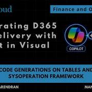 Use Case 4 Generate Tables SysOperation Framework Code Using GitHub Copilot In D365 F O