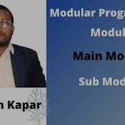 Part 1 Modular Programming In Qbasic Module Main Module Sub Module By Mithlesh Kapar