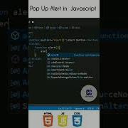 Pop Up Alert In Javascript Javascript Shorts Short