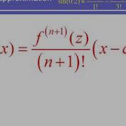 Finding The Error Bound For A Taylor Polynomial