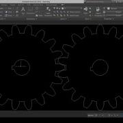 2D Gear Rotate Motion Animation In AutoCAD Script Rotate Command Gear Animation Auto Cad