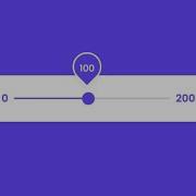 Custom Animated Range Slider Using HTML CSS JavaScript