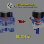 Pneumatic Connection Delay Timer On Delay Explanation With Animations