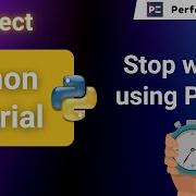 Stop Watch Using Python Python Project Python Tutorial Perfect ELearning