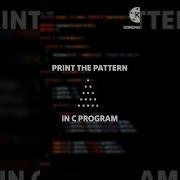 Print The Pattern Programming Cprogramming Coding Code Shorts Cpattern