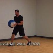 Split Stance MB Wall Throw