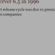 The History Of SQL Server