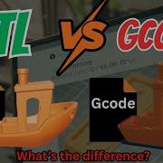 Сравнение STL и G кода для начинающих основы 3D печати