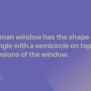 A Norman Window Is A Rectangle With A Semicircle On Top