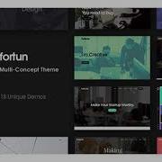 Fortun Multi Concept WordPress Theme Themeforest Website Templates And Themes