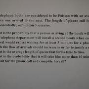 2 Queuing Theory Model 1 And Model 2 Problems