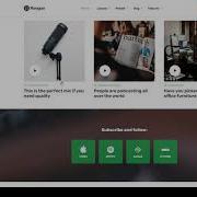 Roogan Personal Audio Podcast WordPress Theme Audio Music Easy Create Website