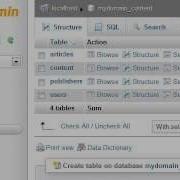How To Drop Tables From A Database In PhpMyAdmin