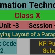 Word Processing Unit 3 Session 1 Layout Of A Paragraph