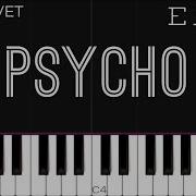 Red Velvet 레드벨벳 Psycho EASY Piano Tutorial