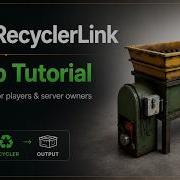 Free Rust Recycler Plugin AutoRecyclerLink Setup Tutorial