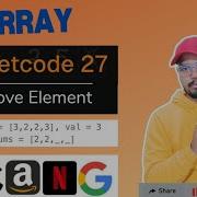 LEETCODE Problem 27 Remove Element Two Pointers O N Top Interview 150 Easy Leetcode
