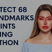 68 Facial Landmarks Detection Dlib OpenCV Tutorial