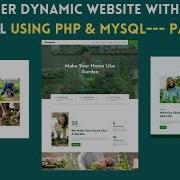 How To Make Dynamic Website With Admin Panel In PHP Gardner PHP Website Step 2