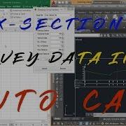 How To Plot Survey Cross Section Data Into Auto CAD