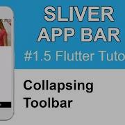 FLUTTER Tutorial SLIVER APP BAR Collapsing Toolbar The Complete Flutter Beginner S Course 05