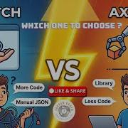 Fetch Vs Axios In React Native Kya Use Karna Chaiye Explain In Hindi