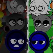FNF Sprunki Horror Vs Normal Versions Sings Confronting Yourself Incredibox Sprunki UTAU Cover