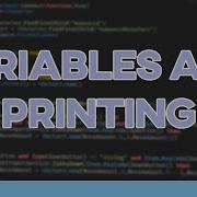 Printing And Variables Roblox Studio Scripting Series