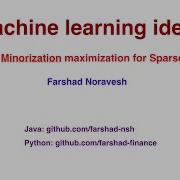 Part 8 Minorization Maximization For Sparse Generalized Eignevalue Problem