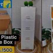 Flipkart 4 Layer Foldable Plastic Storage Box Unboxing Affordable Spacious Storage Organizer Box