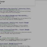 Google S Do A Barrel Roll Bug