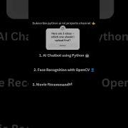 AI Projects In Python Here Are 3 AI Chatbot Using Python Face Recognition Movie Recommendation