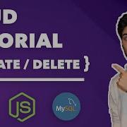 Beginners CRUD Tutorial Update And Delete ReactJS MySQL NodeJS