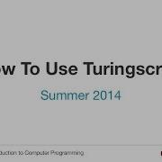 Introduction To Computer Programming Storing Primitive Data How To Work With Turingscraft
