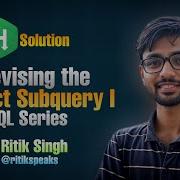 Revising The Select Subquery 1 HackerRank Solution SQL Easy