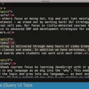 007 JQuery UI Tabs