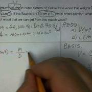 Density Problem 2 Solution