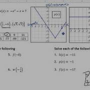 2 1 2 Evaluate With Function Notation Ex 3 And 4