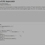 Java Practice It Exercise 5 10 Hopscotch Method Basics For Loop If Statement