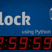 Digital Clock In Python Digital Clock Using PyQt5 Python Qtdesigner Project AviUpadhyay